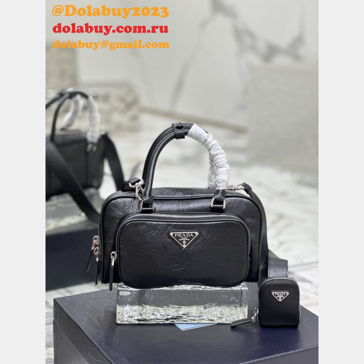 Fashion hottest selling prada camera handbag 2024