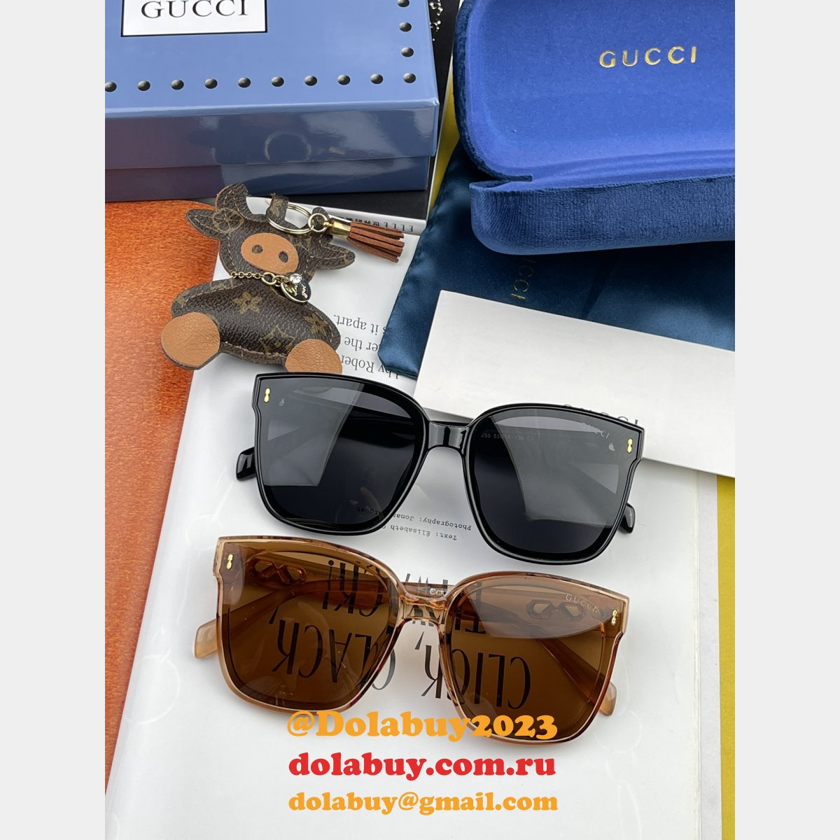 Luxury GUCCI 62025/25520/92026/32025/9369 SUNGLASSES