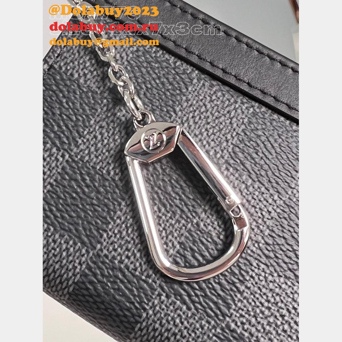 Key Pouch Voyage Monogram Eclipse M82776 Louis Vuitton Replica Bag