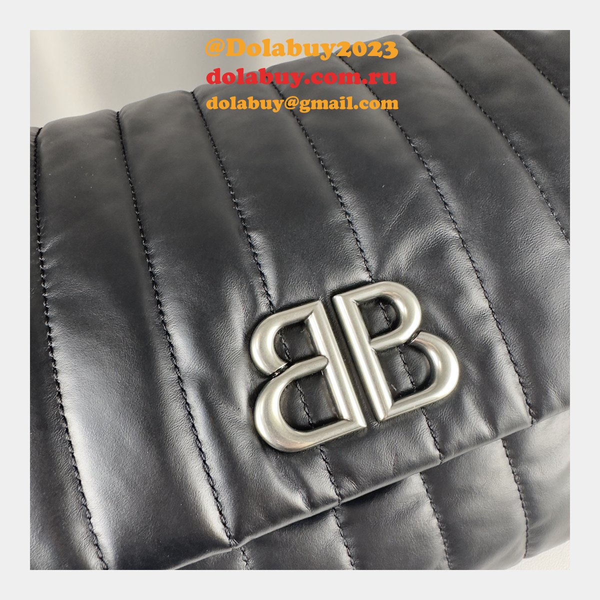 Top Quality BALENCIAGA Monaco calf bag 765945 Medium