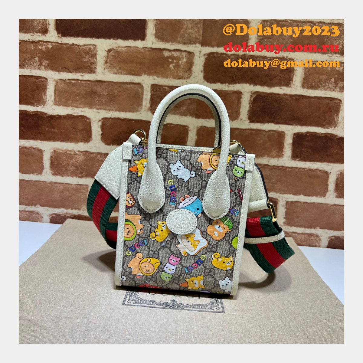 Gucci Jumbo Replica GG Designer 699406 Tote Luxury Bag