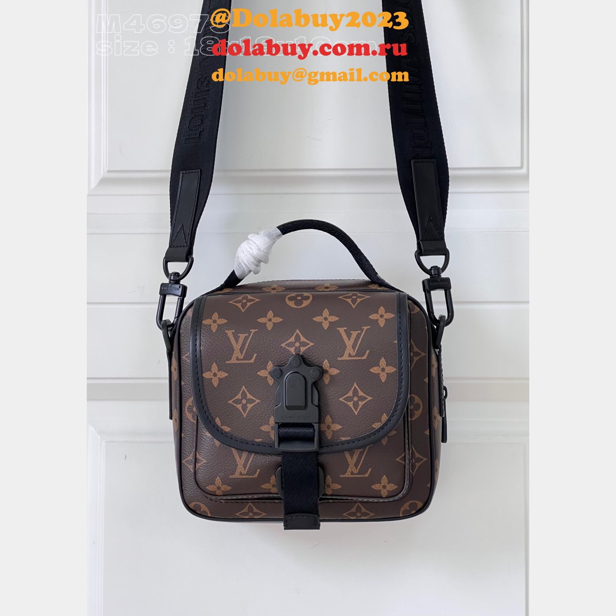 Quest Messenger Monogram Macassar M46973 Knockoff Men Louis Vuitton Bag