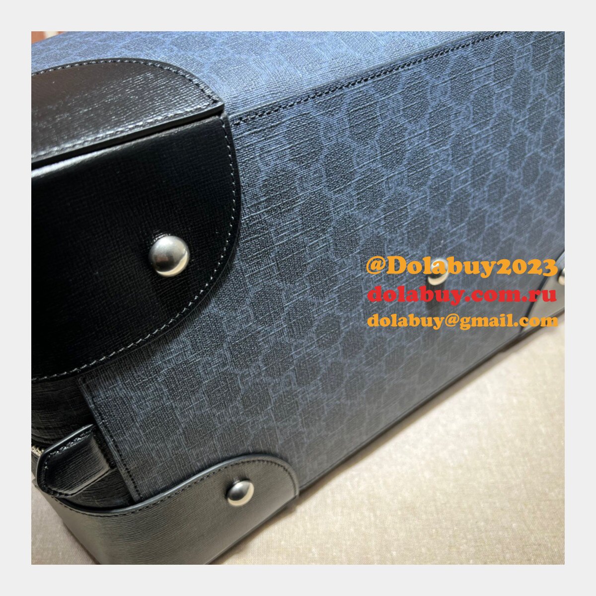 Replicas Gucci 696014 Duffle Interlocking G GG Supreme Bag