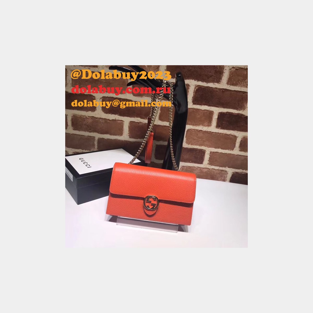 cheap G*u*i 510314 leather interlocking gg 510314 crossbody