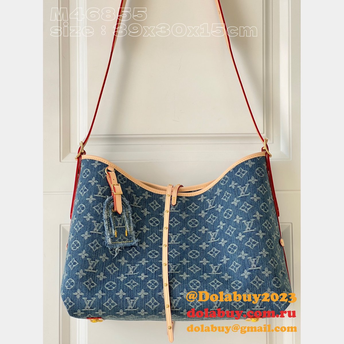 CarryAll UK Monogram Denim M46855 Wholesale Louis Vuitton Fake Bag