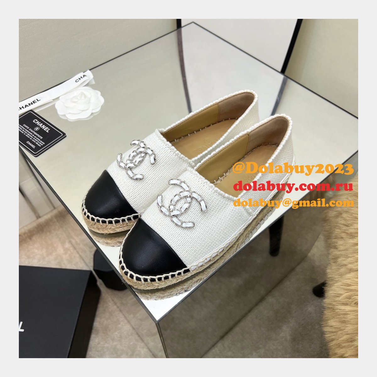 Duplicate CC Luxury ESPADRILLES SHOES