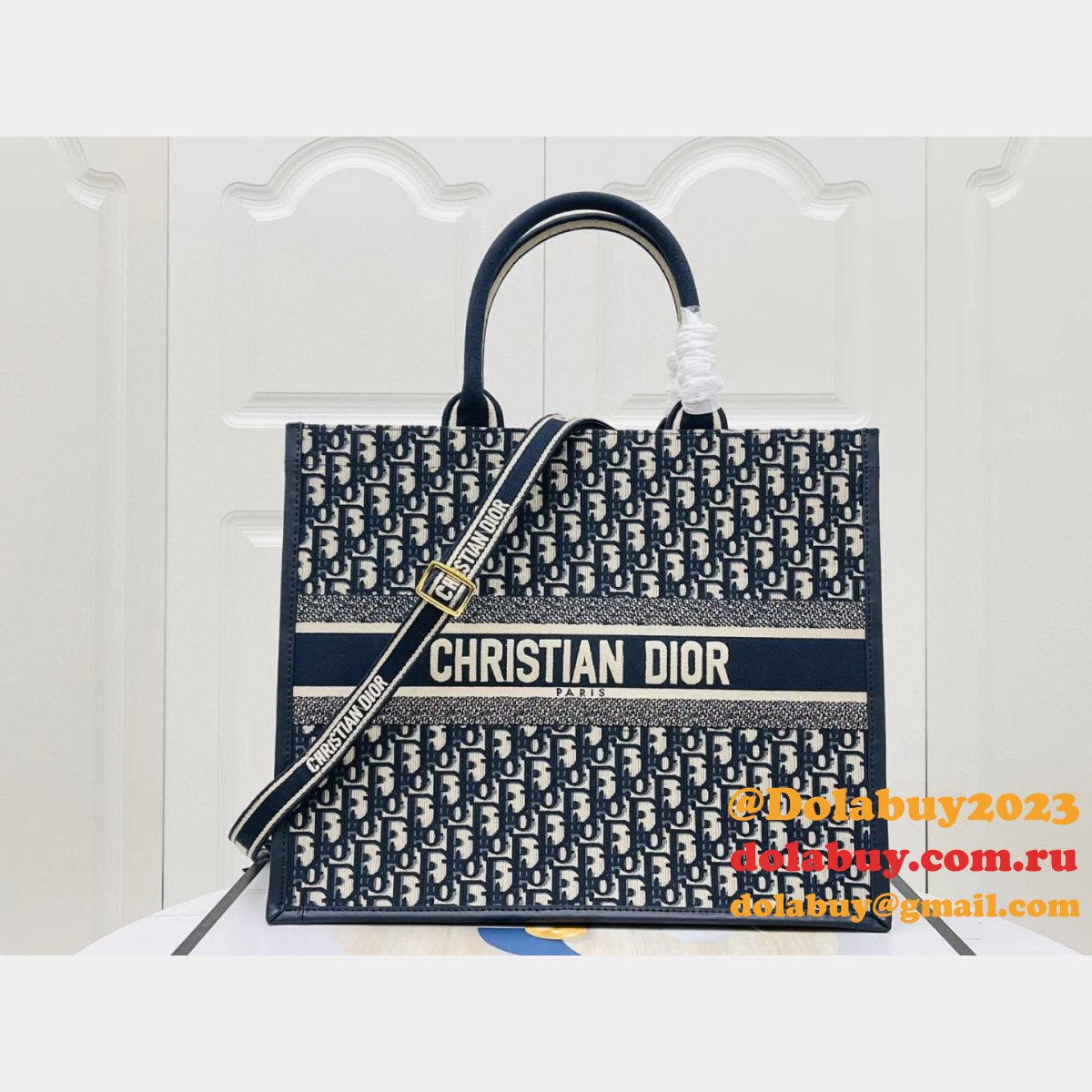 Luxury Dior Book tote with strap new 1286 all size