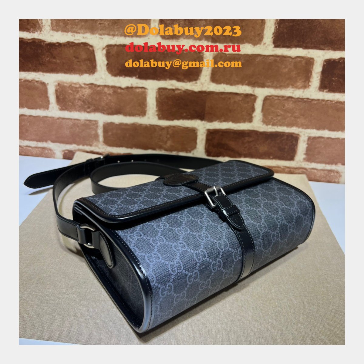 Gucci 745679 GG messenger Fashion Interlocking G High Replica Bag