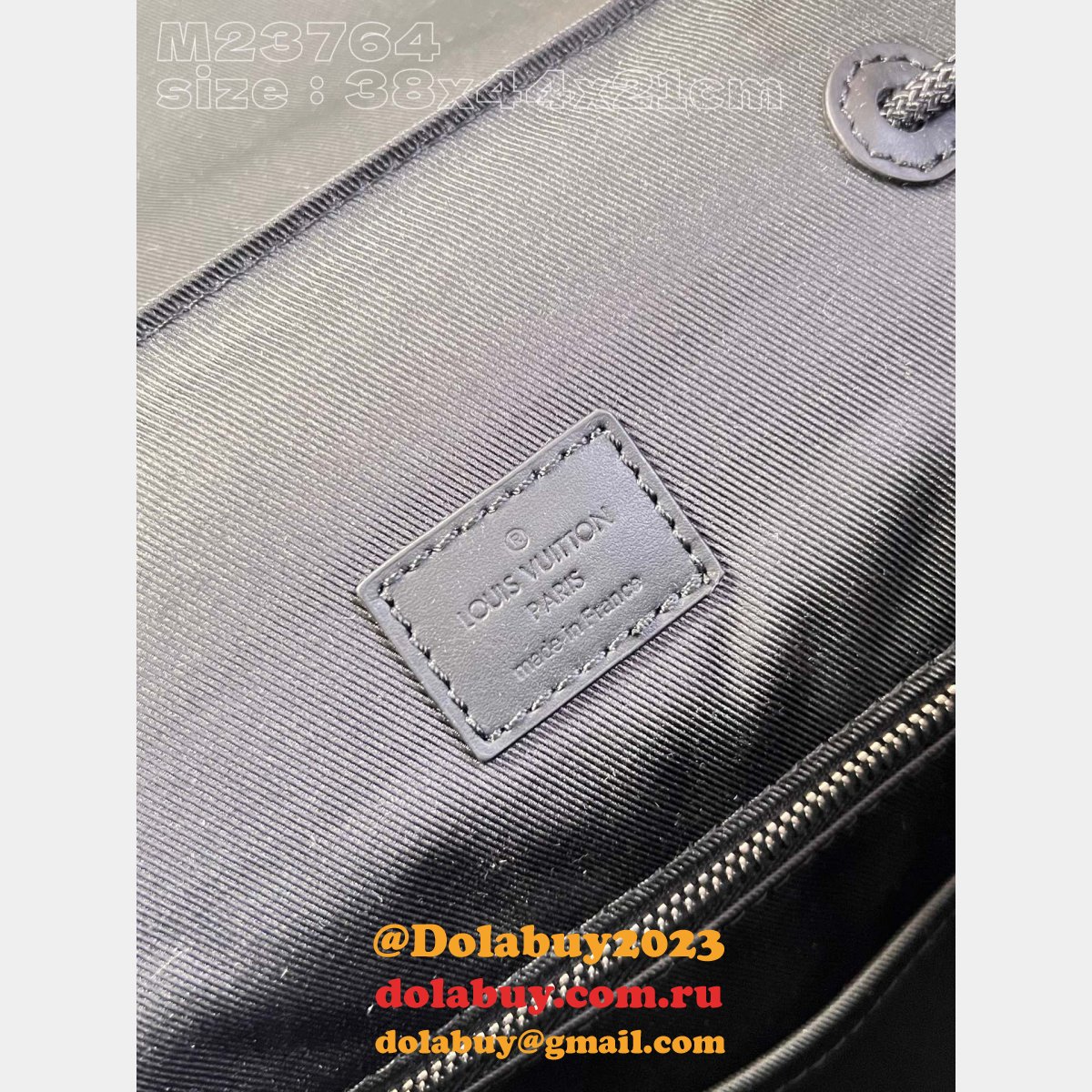Perfect Christopher M23764 A05 Black Louis Vuitton Knockoff Bag