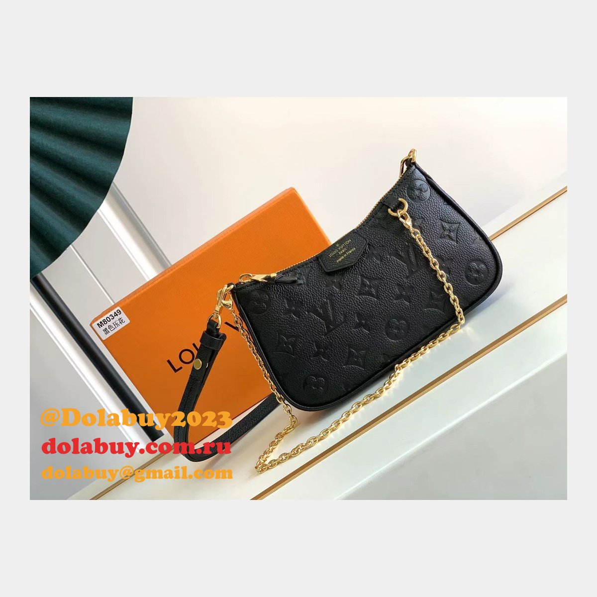 Louis Vuitton Wholesale M81066/M80349 Small Leather Goods Easy Pouch On Strap