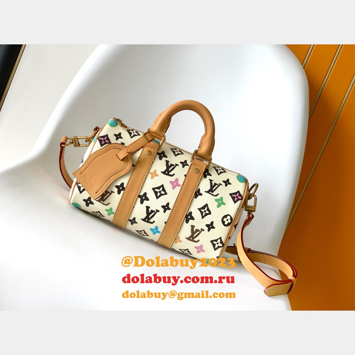 7 Star LOUIS VUITTON M24849 Keepall 25 Monogram Eclipse Reverse BAG