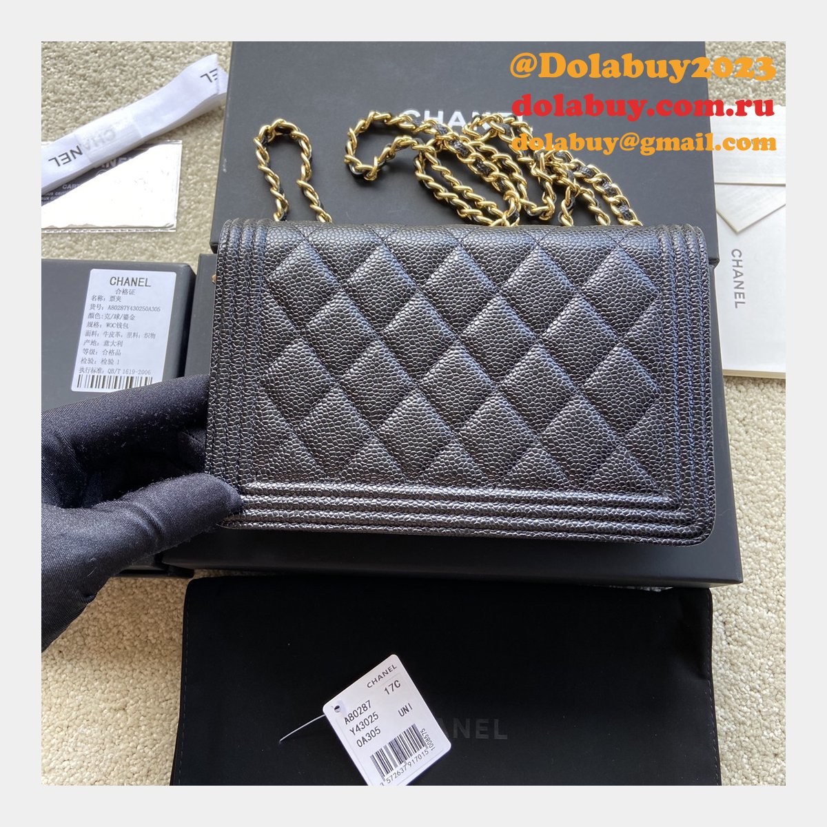 Designer CC WOC High Quality HANDBAG A80287