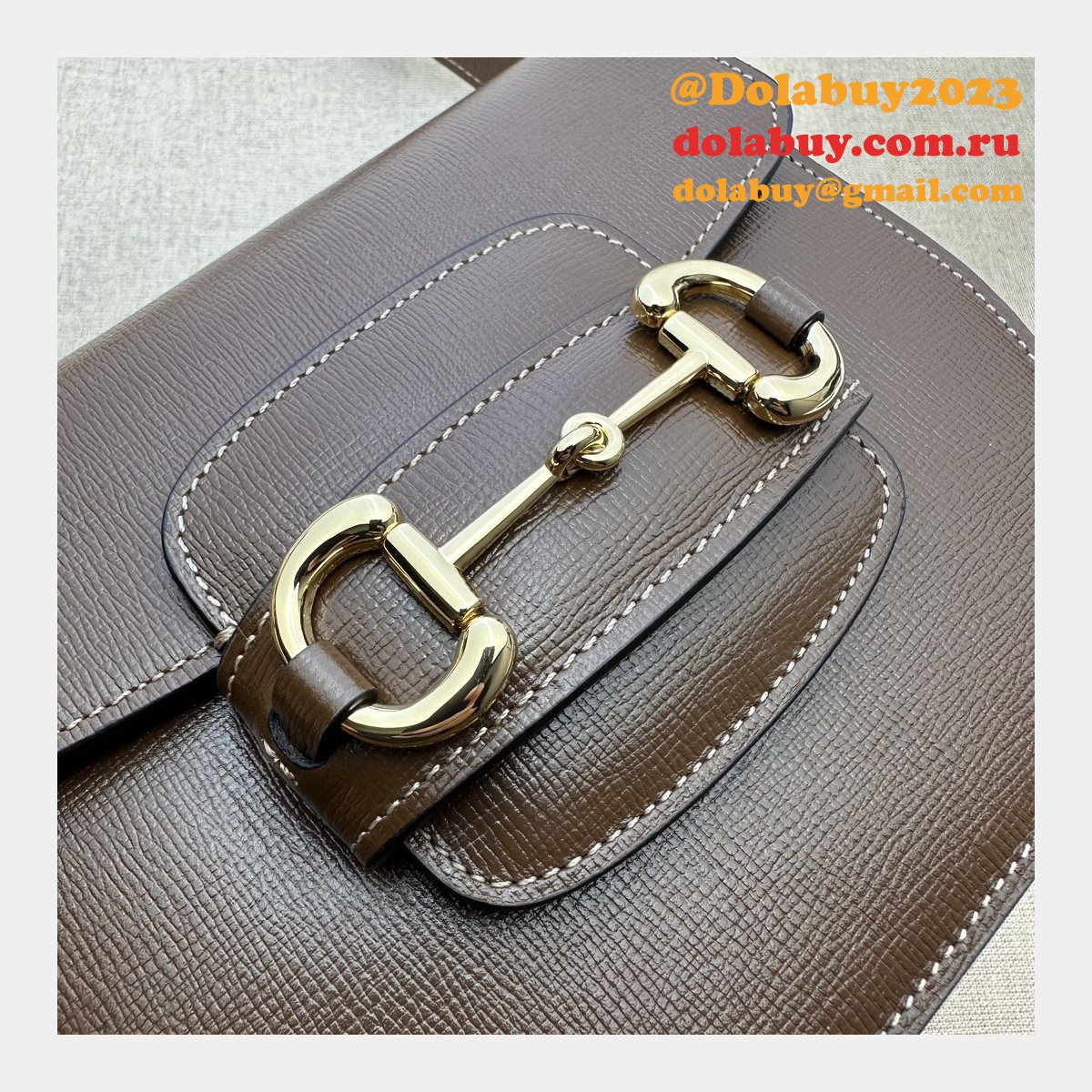 Gucci Knockoff Horsebit 1955 Crossbody Rounded 760191 AAA+ Bag