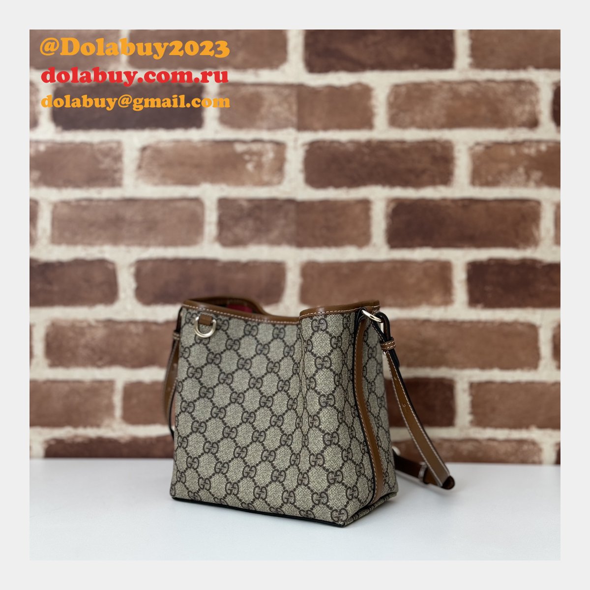 Fortok Copy Gucci Ophidia Bucket 1:1 Mirror 815118 Bag
