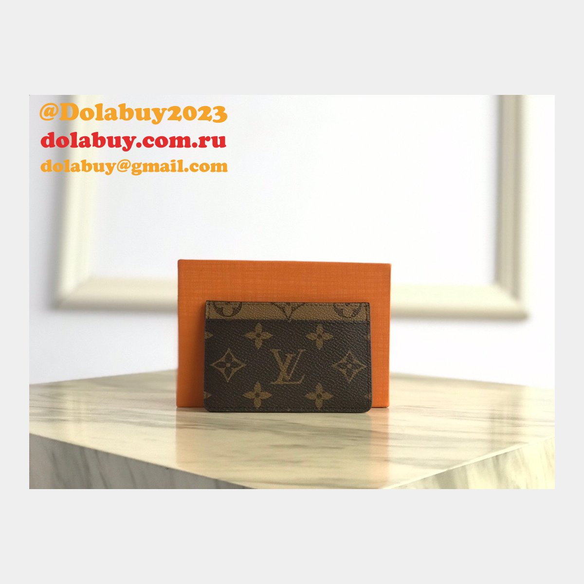 Knockoff LV Card Holder Monogram Canvas M61733