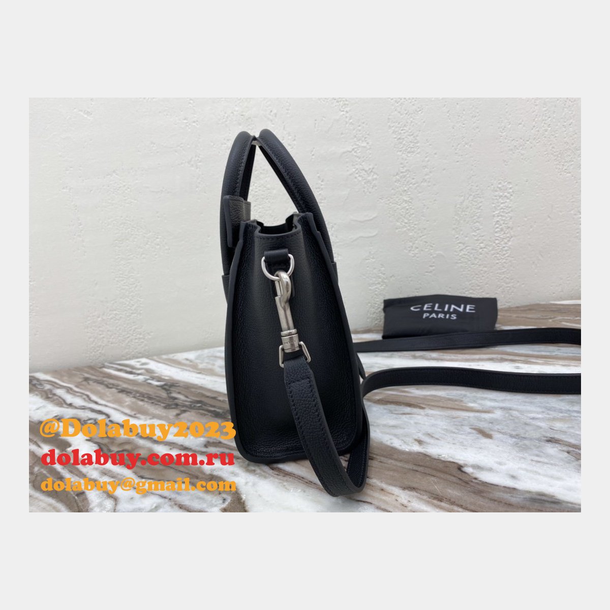 Celine Black Luggage Nano shopper 168243 Handbag