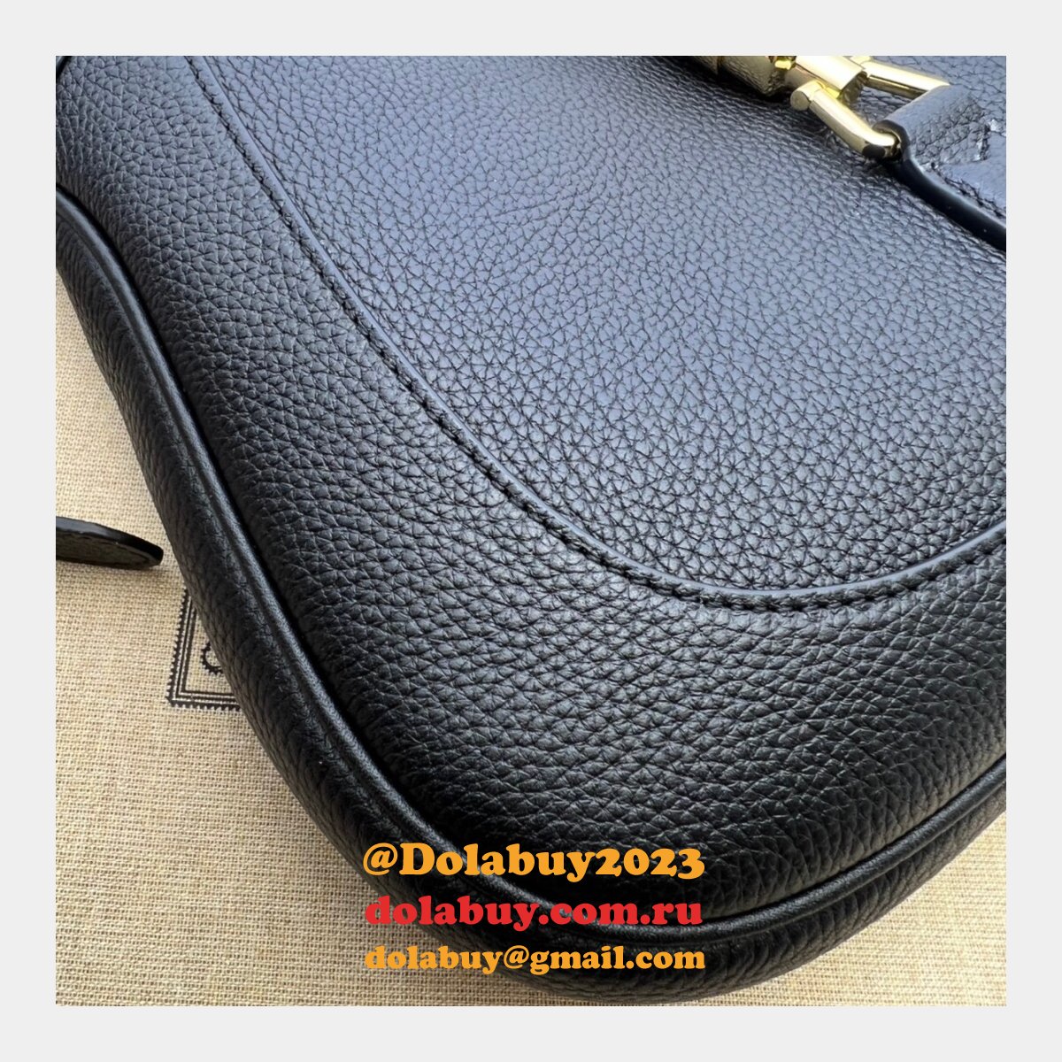 Best Quality Fake Gucci 636709 Jackie 1961 natural grain bag