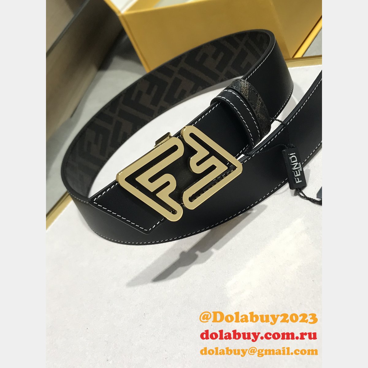 Best Designer FENDI BELT 35MM Top Quality