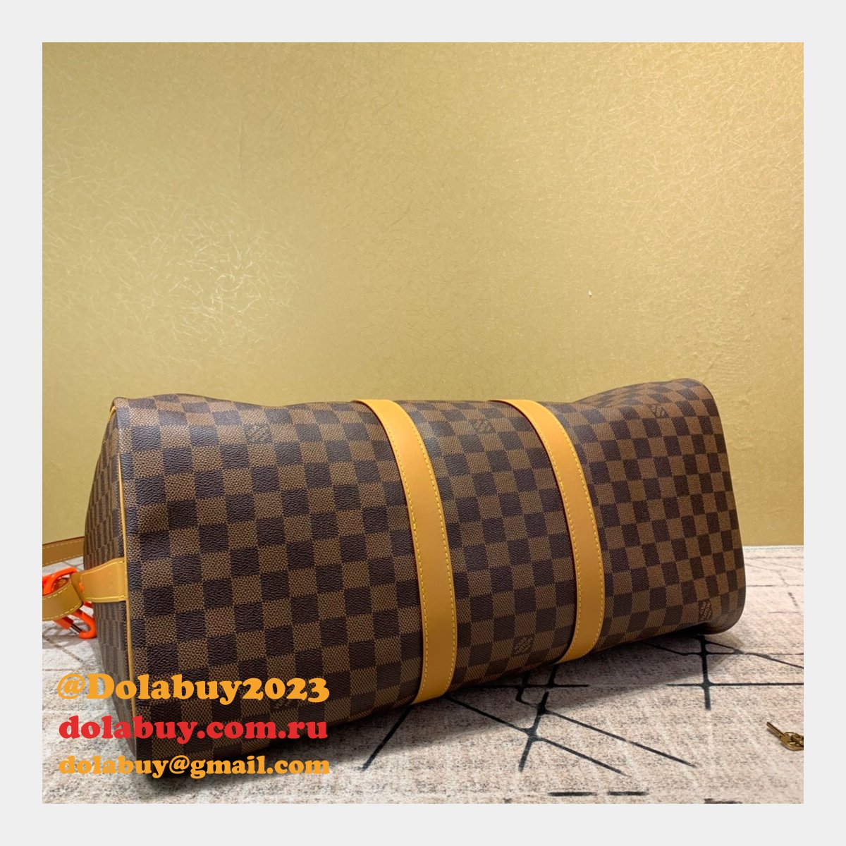 Cheap Louis Vuitton Monogram Canvas Keepall Bandouliere 50