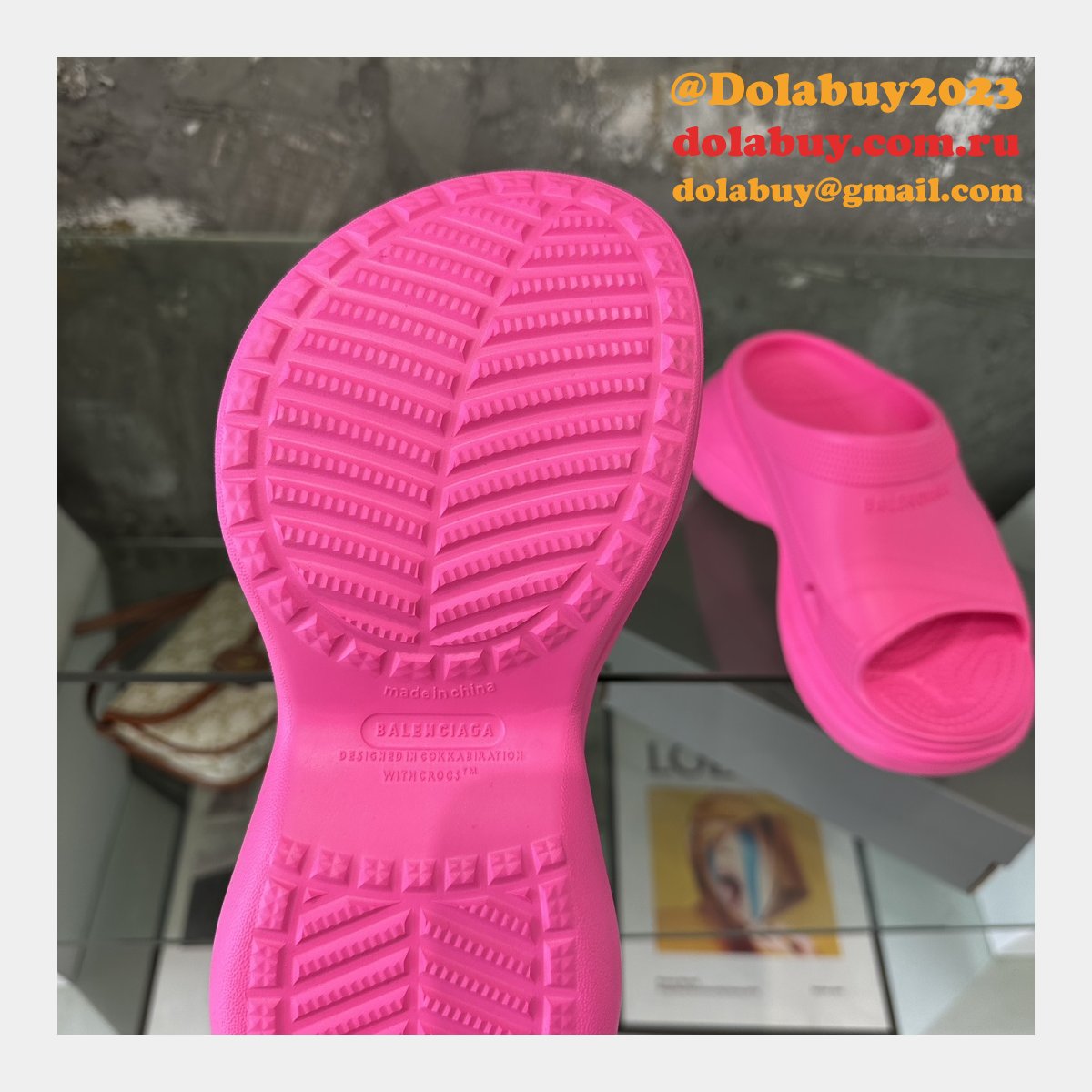 UA quality Balenciaga Slippers Perfect shoes