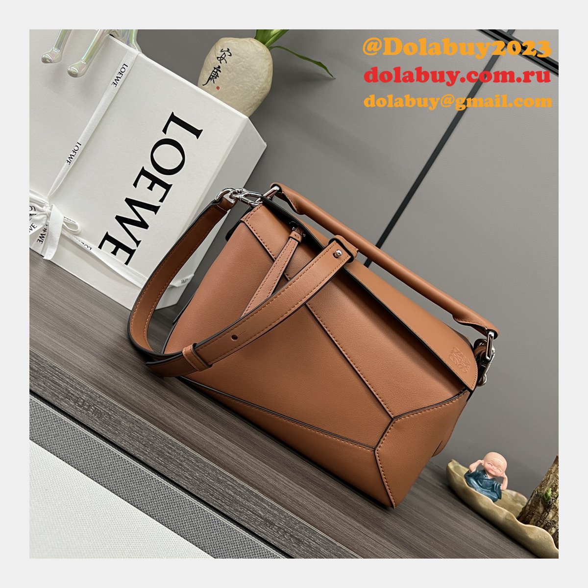 Fashion Small Puzzle Bag In Classic Calfskin 24CM