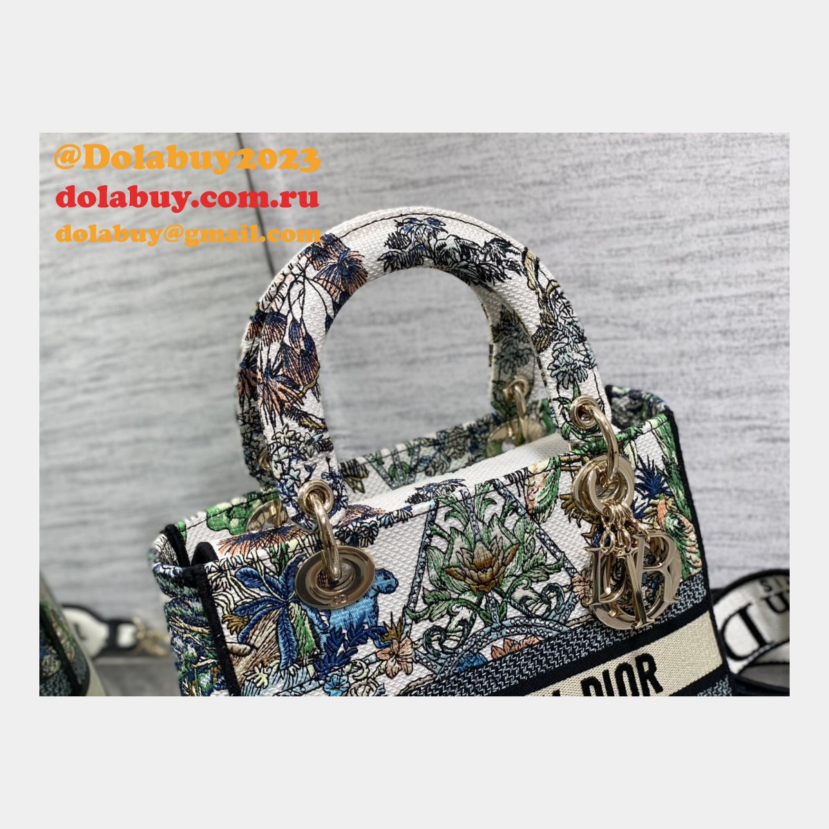 Lady Dior 24cm 100% Identical Lady Replica Bag Sale Online