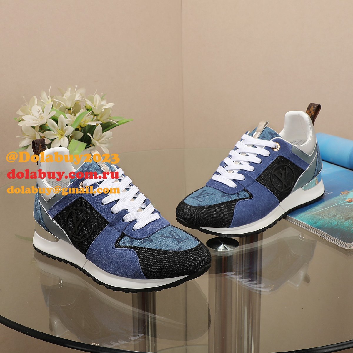 Inspired Louis Vuittons Cheap Run Away Monogram Replica Sports Shoes