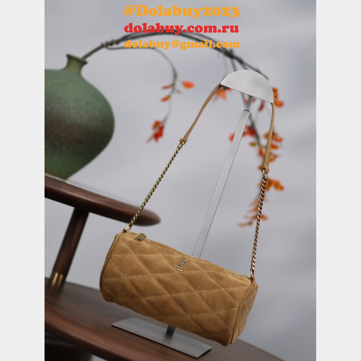 Luxury Designer 699703 7 Star YSL Sade Drum Knockoff Bag