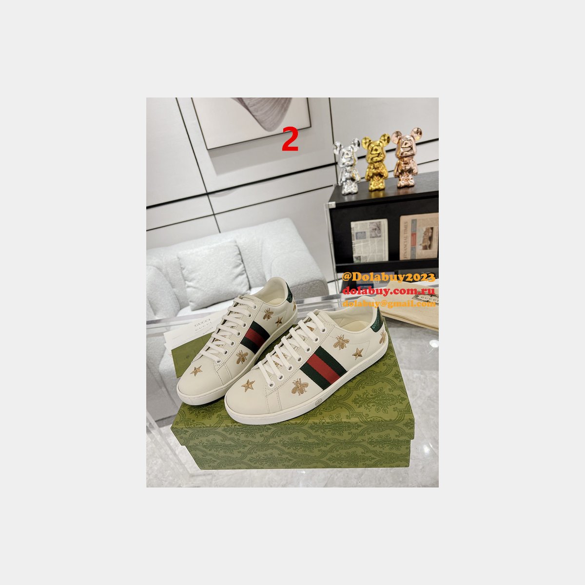 Top Quality ACE EMBROIDERED SNEAKER
