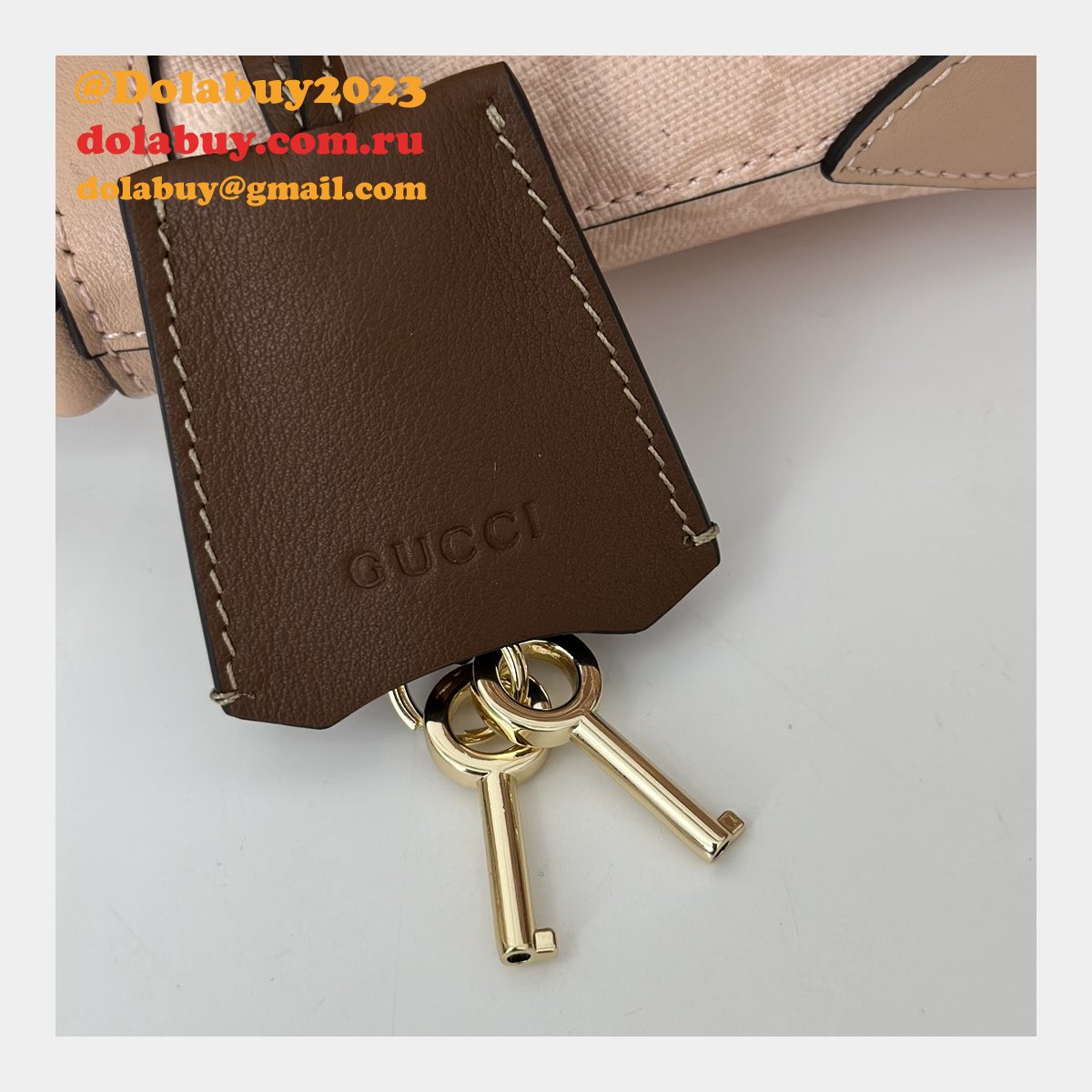 Padlock Fashion Gucci Duplicate Shoulder 811705 Bag