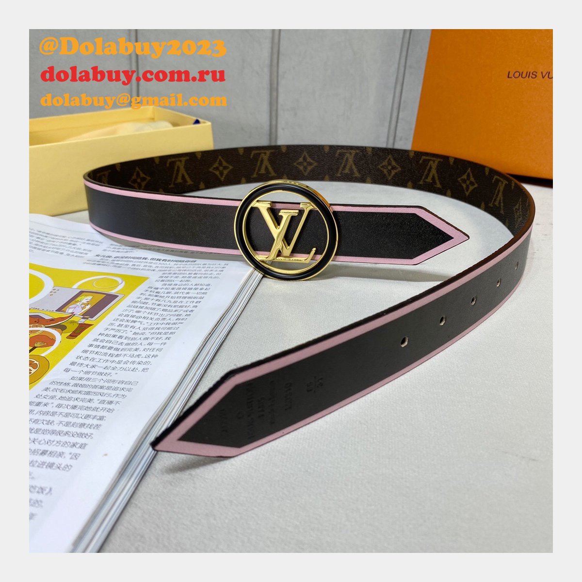 Replica Louis Vuitton All Around 35mm Belts