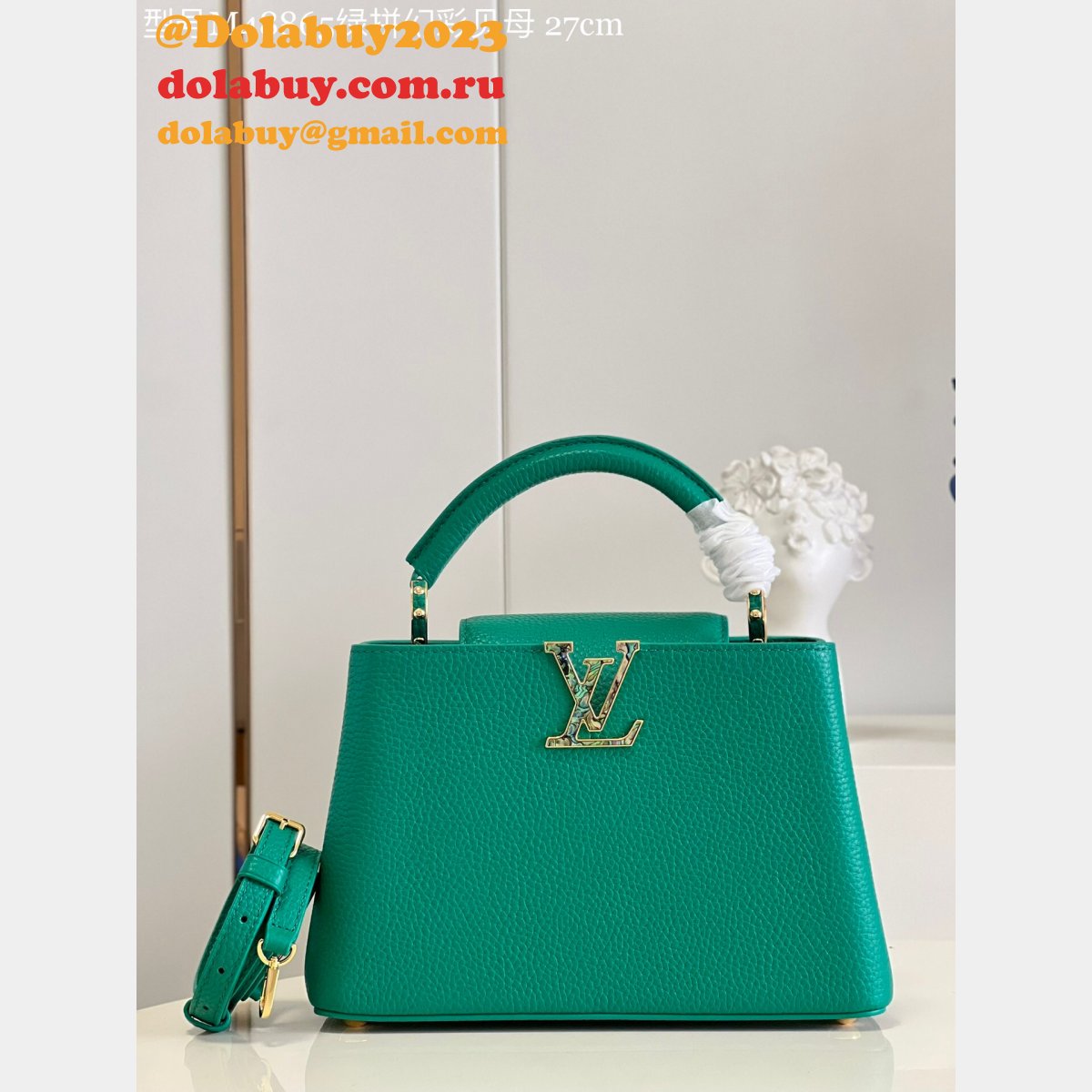 Louis Vuitton Perfect Capucines Structured Crossbody Satchels M48865 Fake