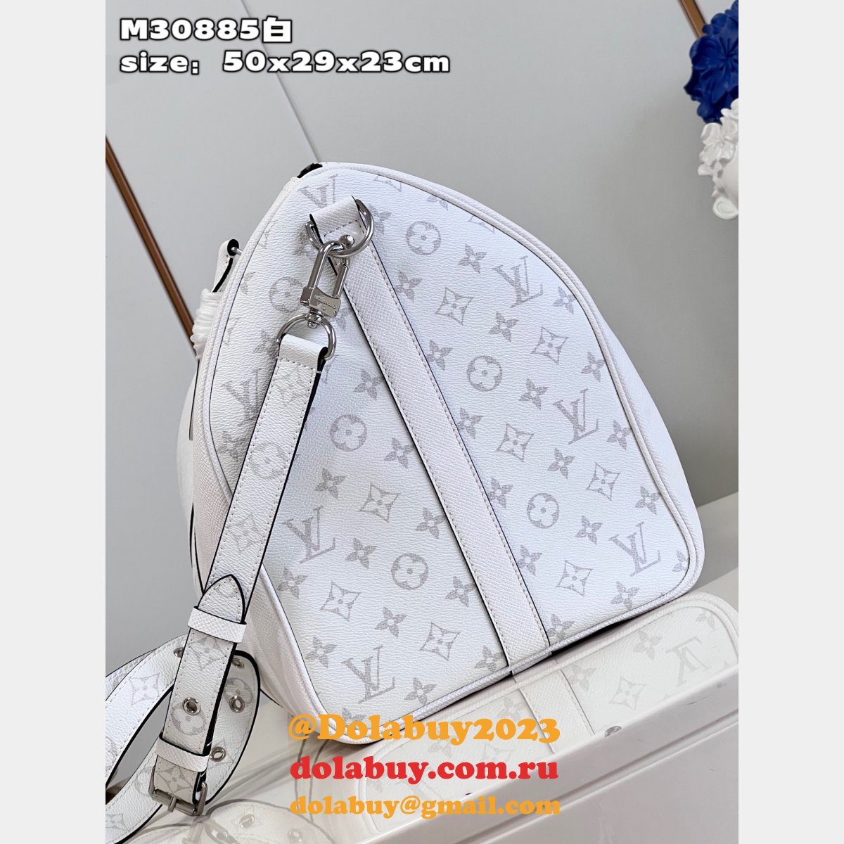 UK Louis Vuitton Travel Replica Keepall Bandoulière 50 Taigarama M30885 Bag