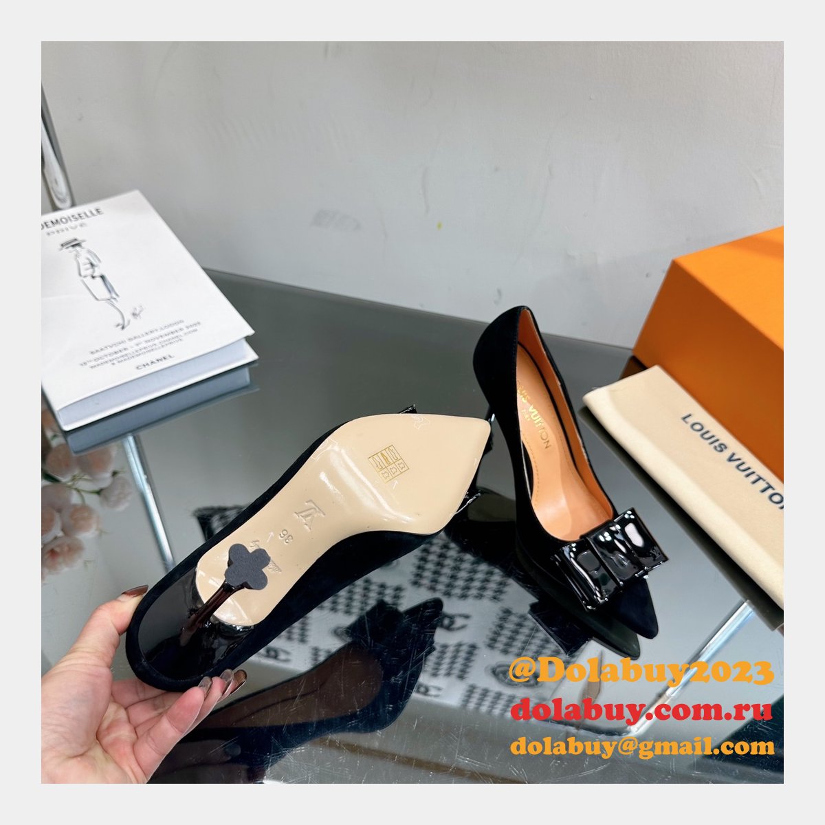 Perfect Replica High Heel Pumps Louis Vuitton Shoes