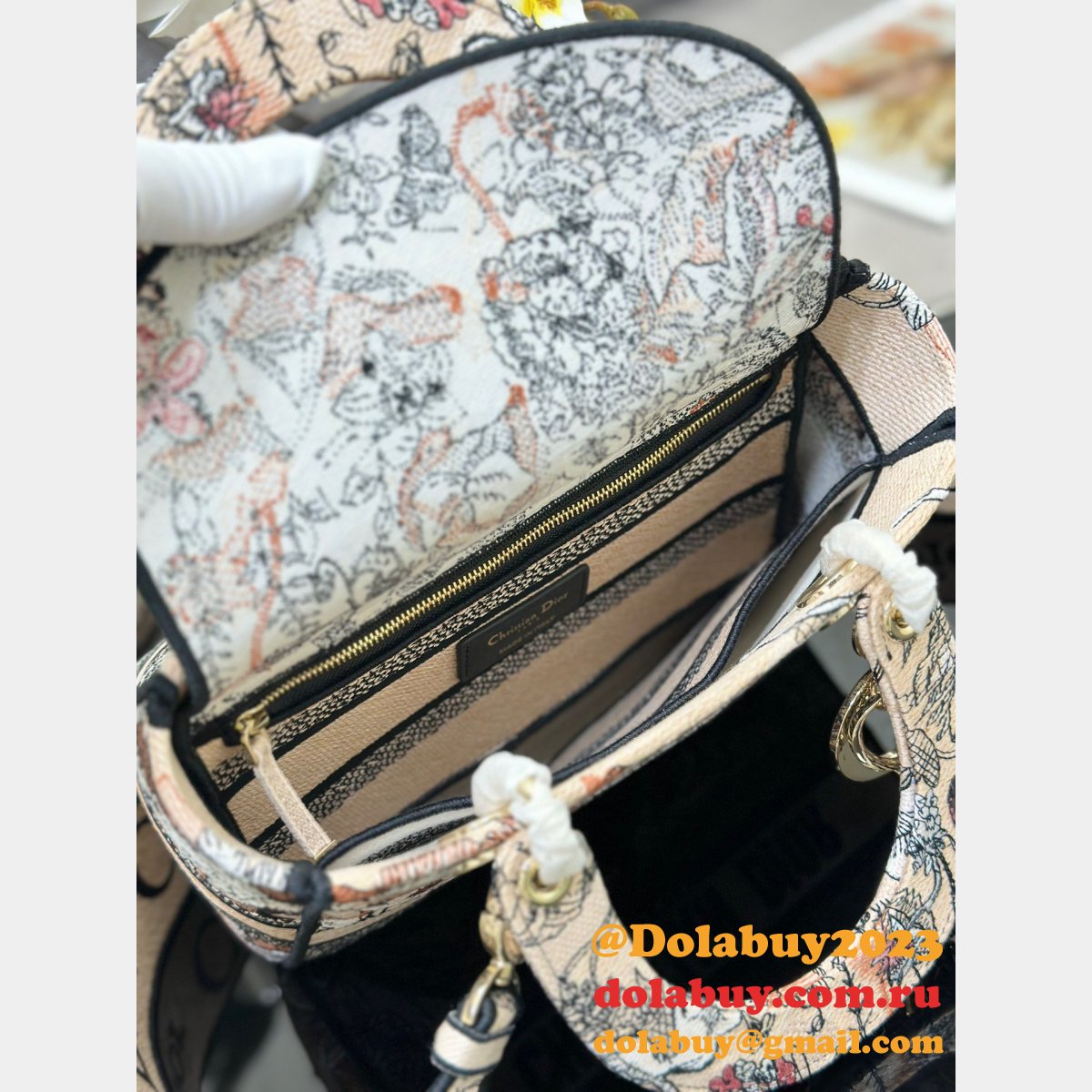 Christian Dior Replica Designer Lady Dior 24cm Handbag