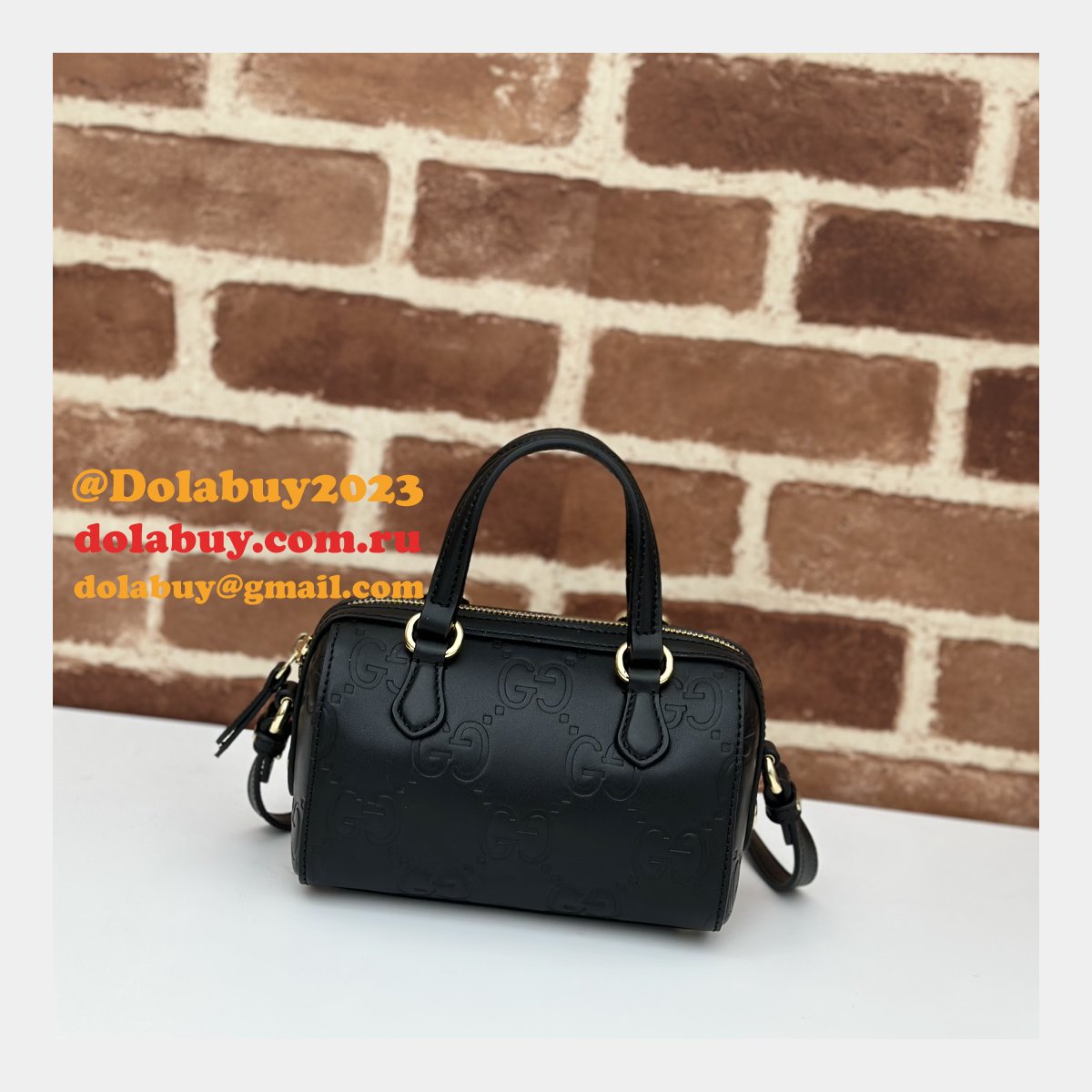Replica 790130 GG Super Mini Top Handle Gucci Designer Bag
