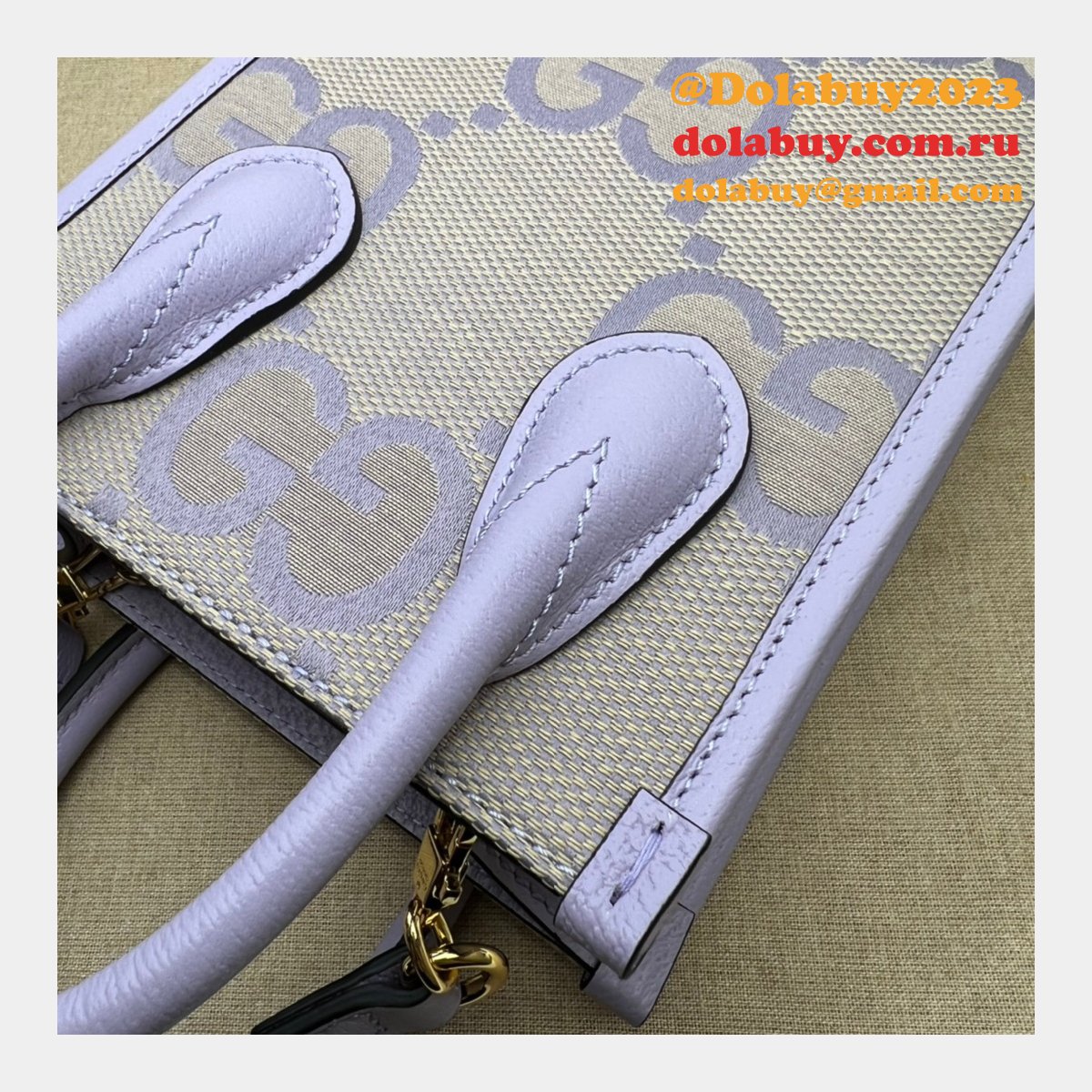 G*u*i perfect 671623 tote interlocking g jumbo fake bag