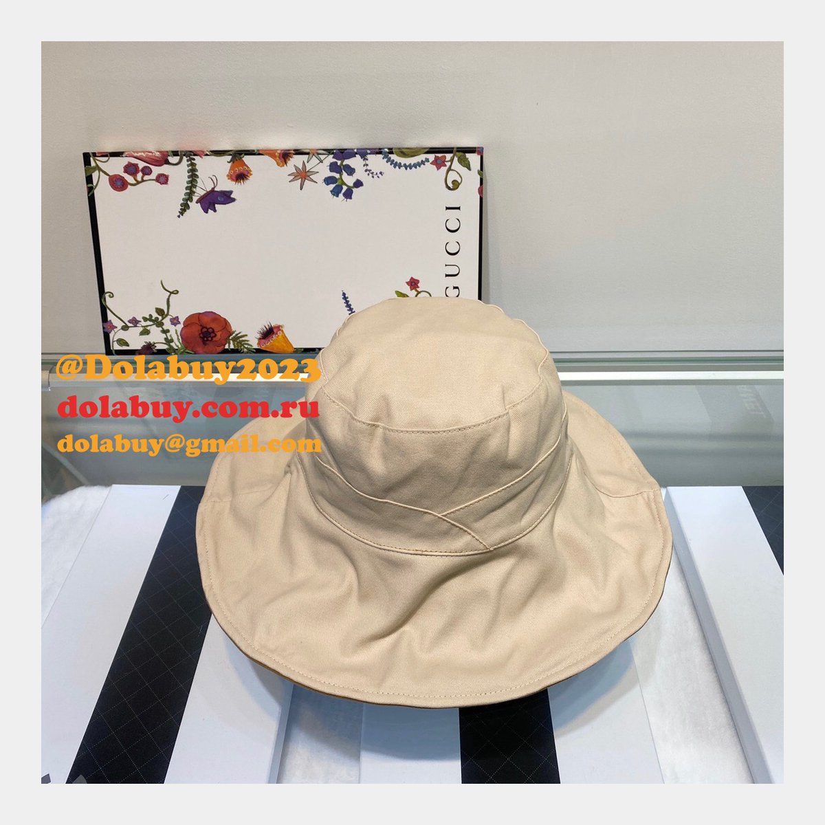 Fake Gucci Wearable on both sides hats