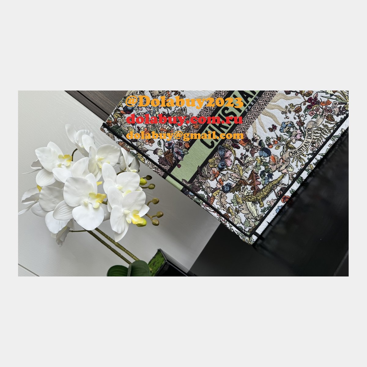 Dior 1:1 Mirror CD Book Tote Top Designer Replica Bags