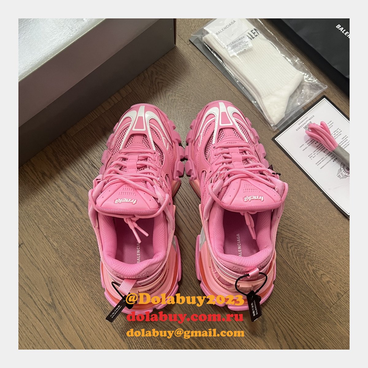 Replica Buy Balenciaga Track Trainer 4.0 Sneakers 1:1 Mirror Shoes