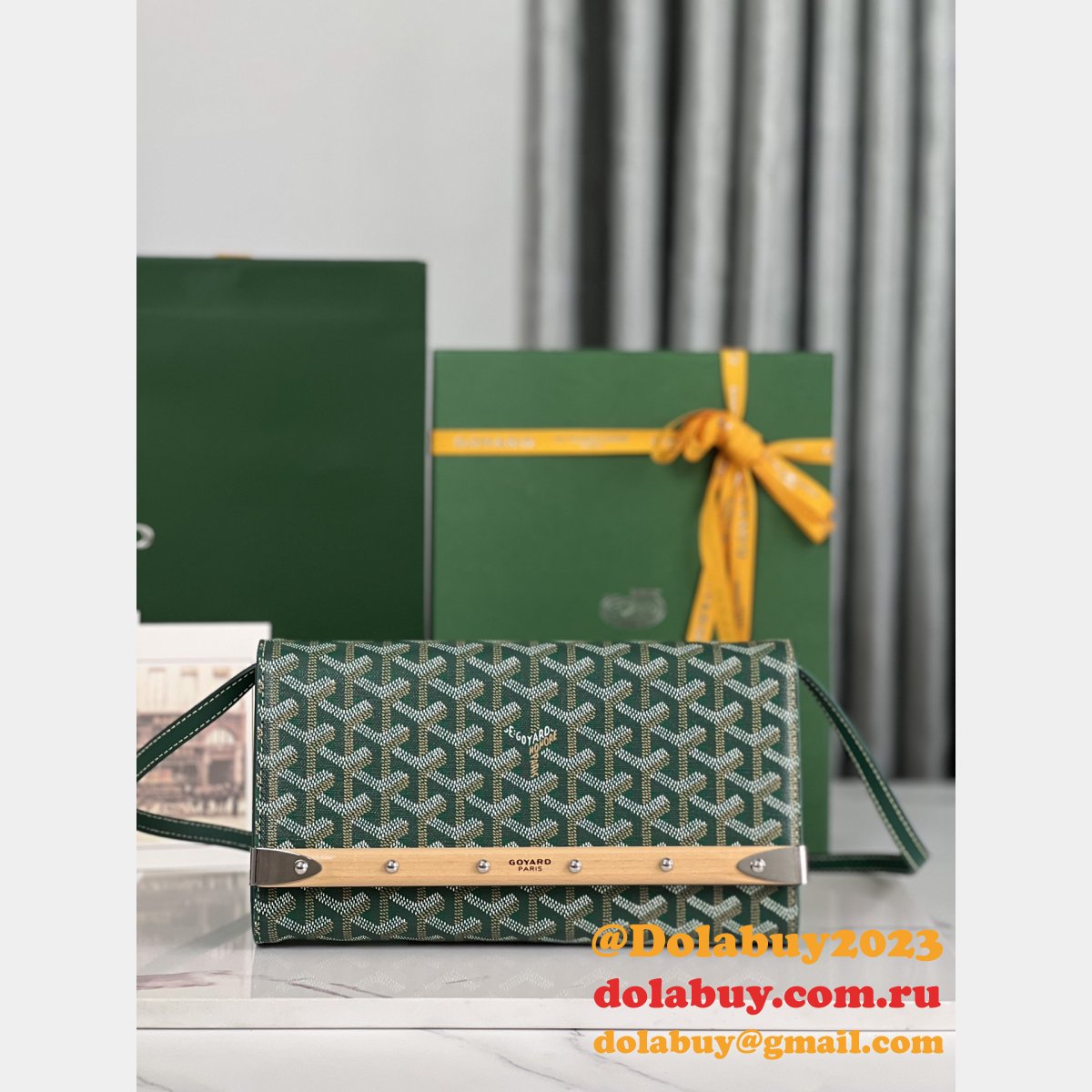 Monte-Carlo 020178 Designer Goyard Clutch Fashion Replica Bag