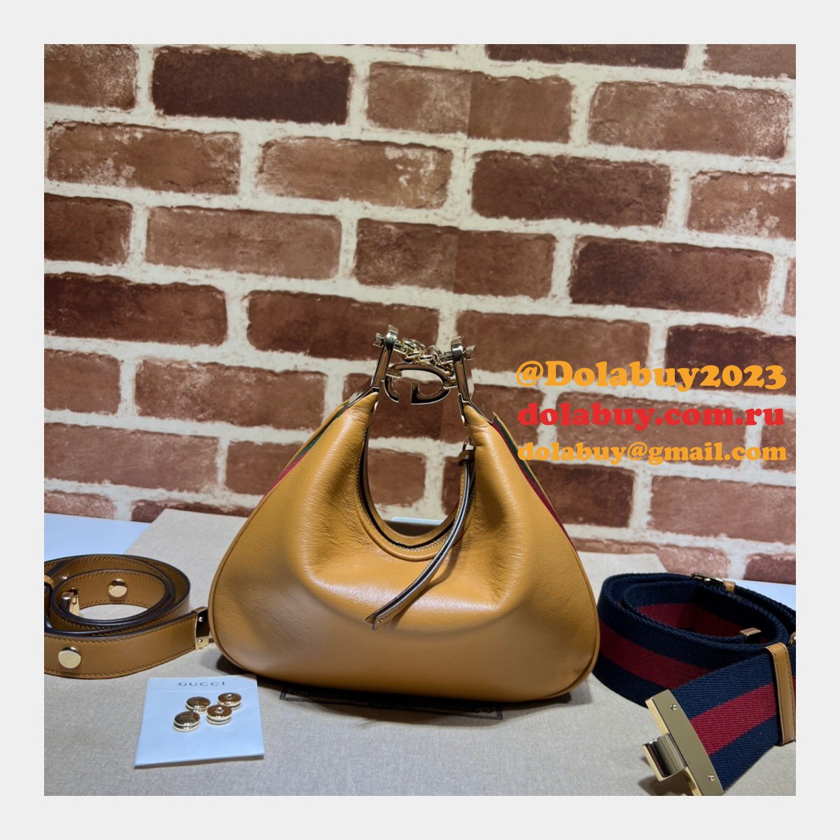 G*u*i fashion attache 699409 shoulder replica bag