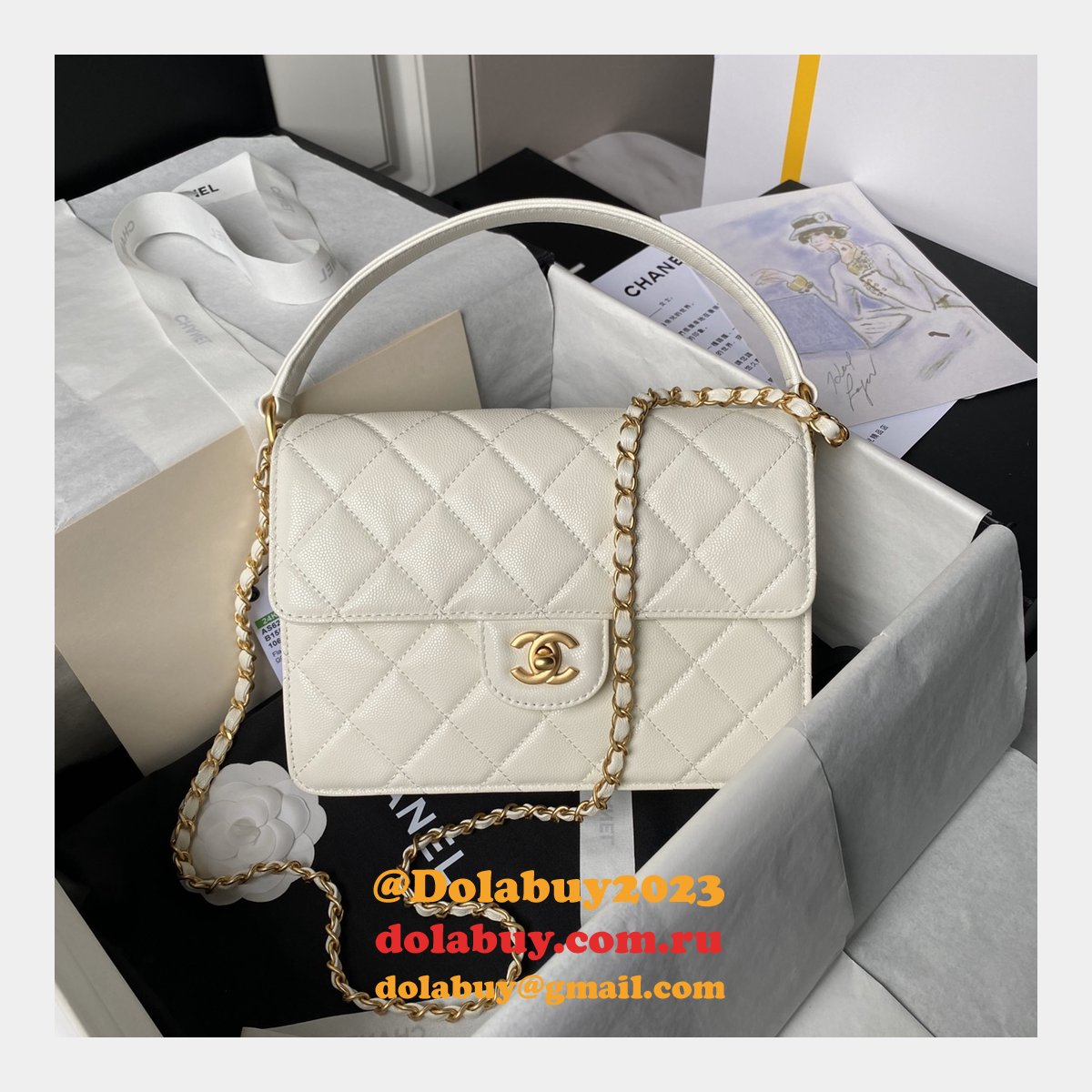 Quality Mirror Hand-held Shoulder Crossbody AS6261/AS6262 Replicas Bag