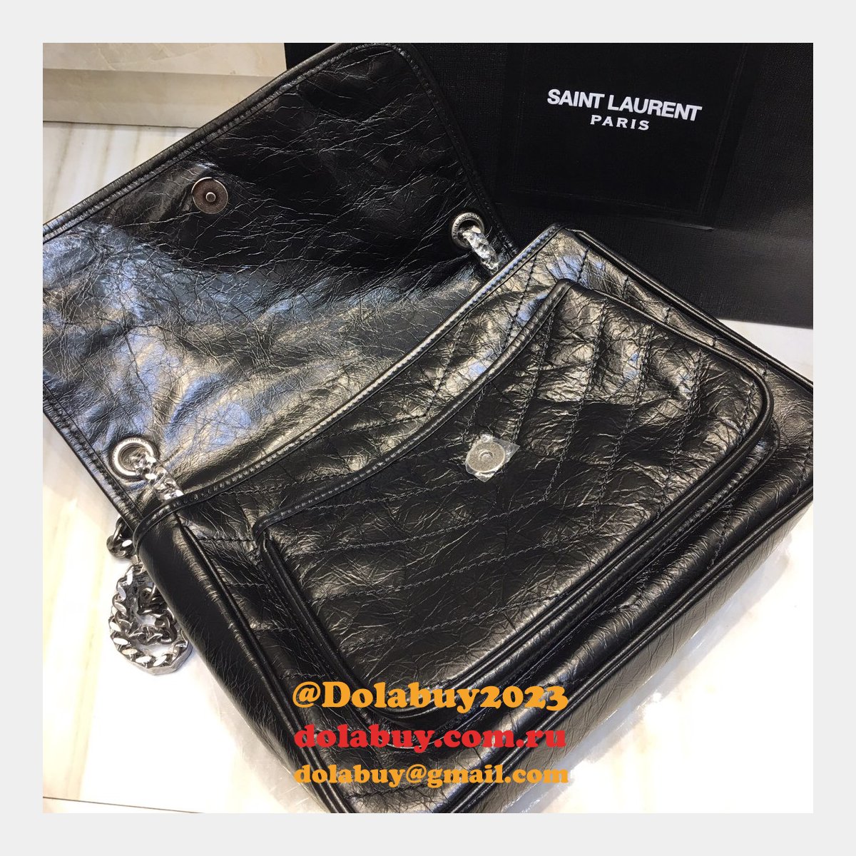 AAA+ Replica Saint Laurent Niki Shoulder 498894 Bag