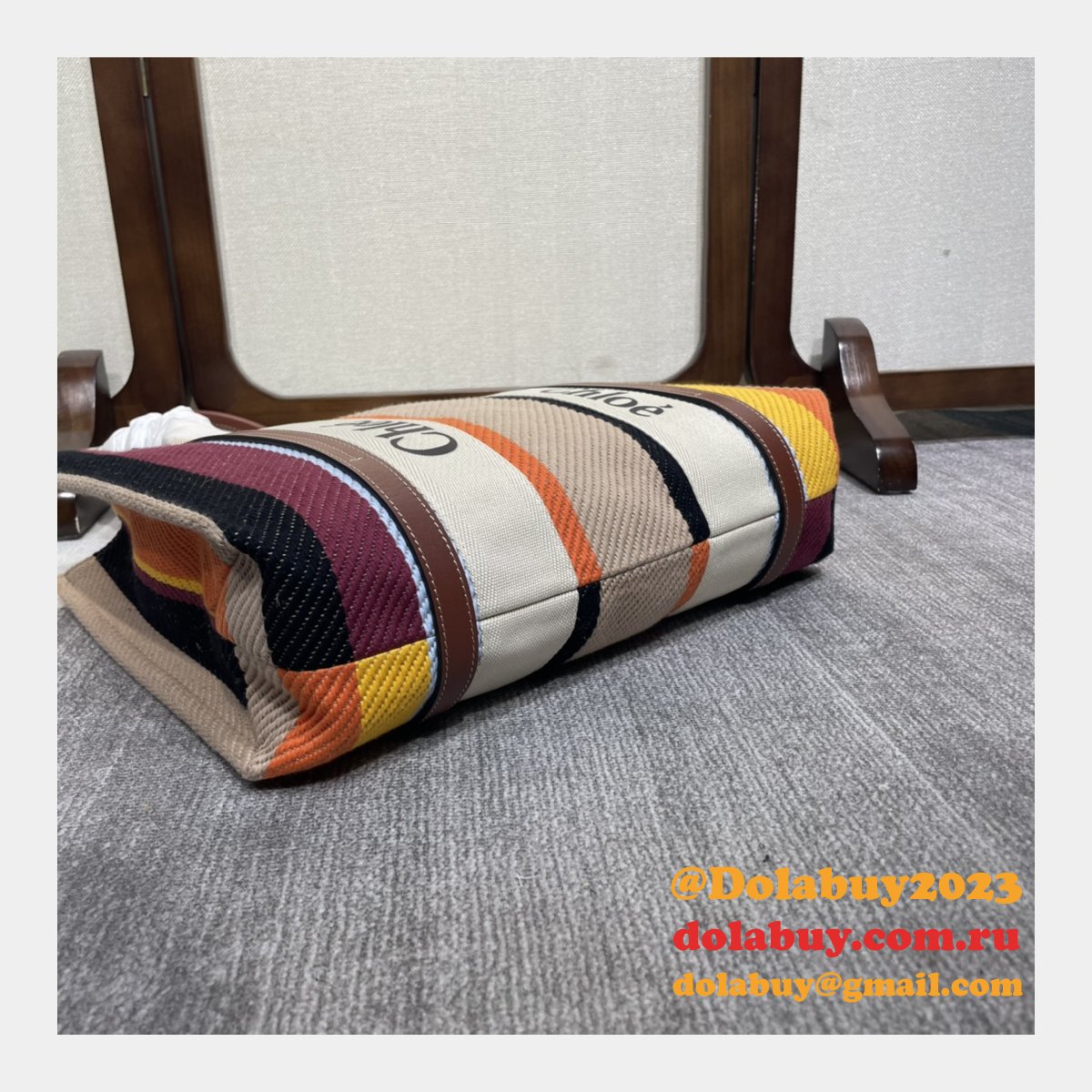 Top Quality Chloe Woody Rainbow Designer Bag