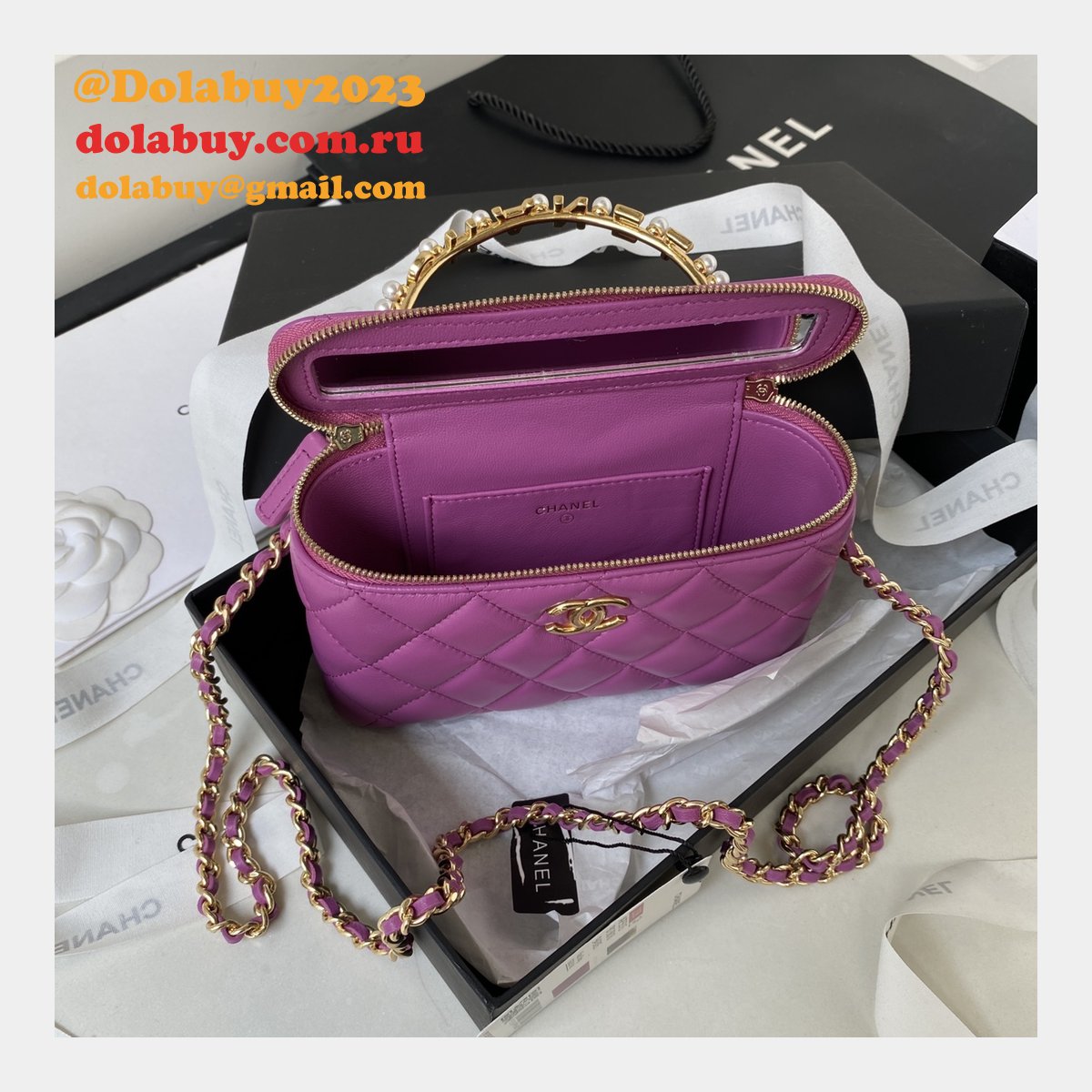 Top Quality Clutch 7 Star 1:1 Replica AP3515 Chain Bag