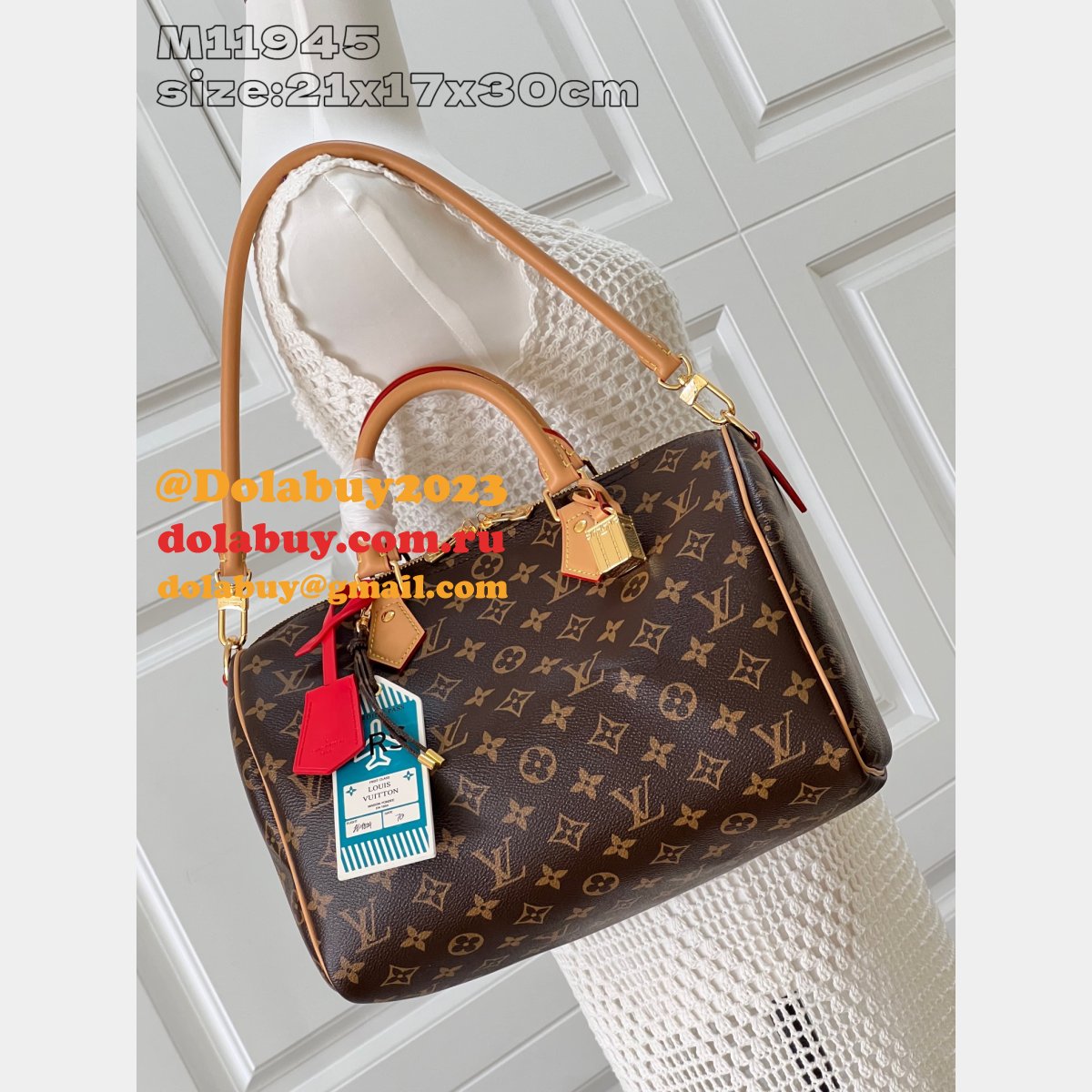 Louis Vuitton N87212/M11945 Speedy Soft 30 Crafty/Boho Knockoff Bags