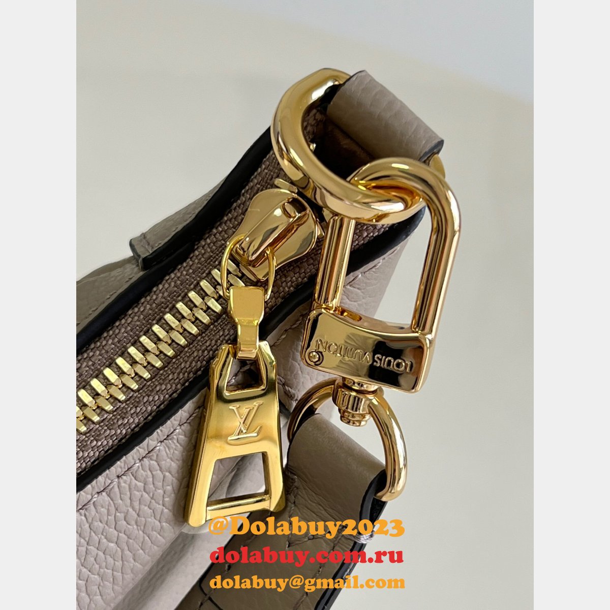 Replica Louis Vuitton Best M46091 Bagatelle Monogram Empreinte Leather Bag