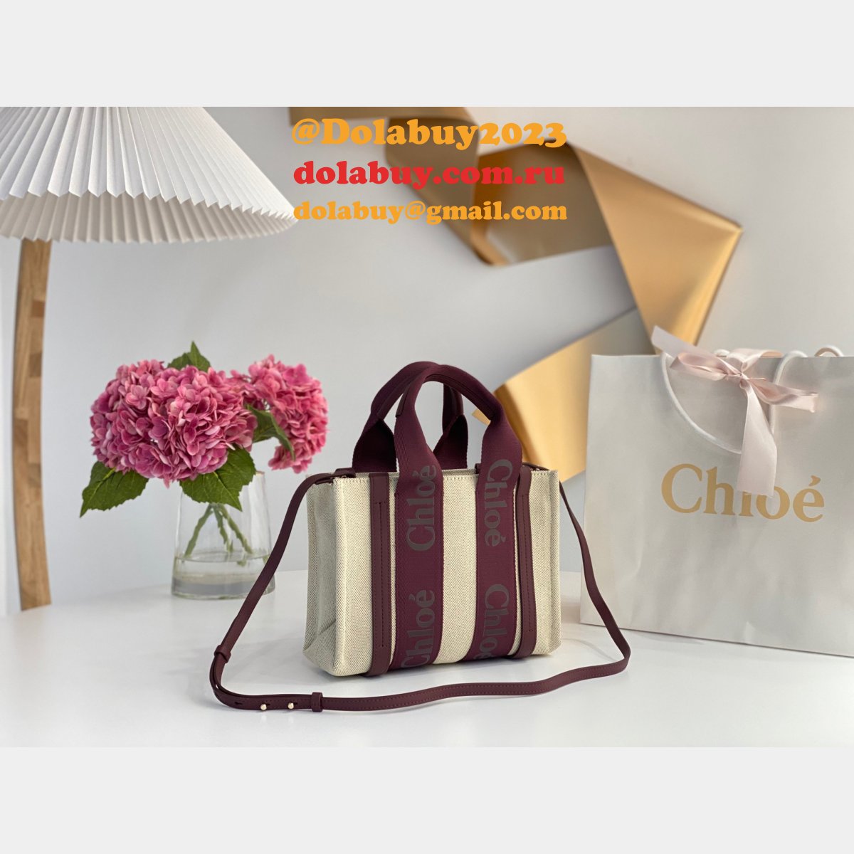 Best Quality Replica Chloe 1:1 Tote Woody dolabuy Bag 26CM