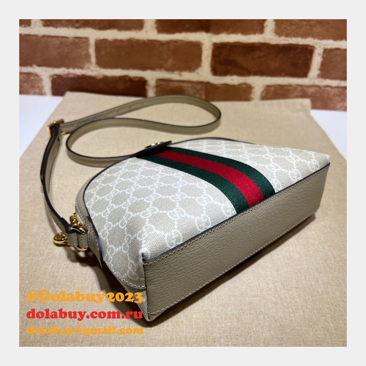 G*u*i fashion designer replica 499621 ophidia small gg shoulder bag